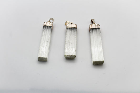 Selenite Pendants