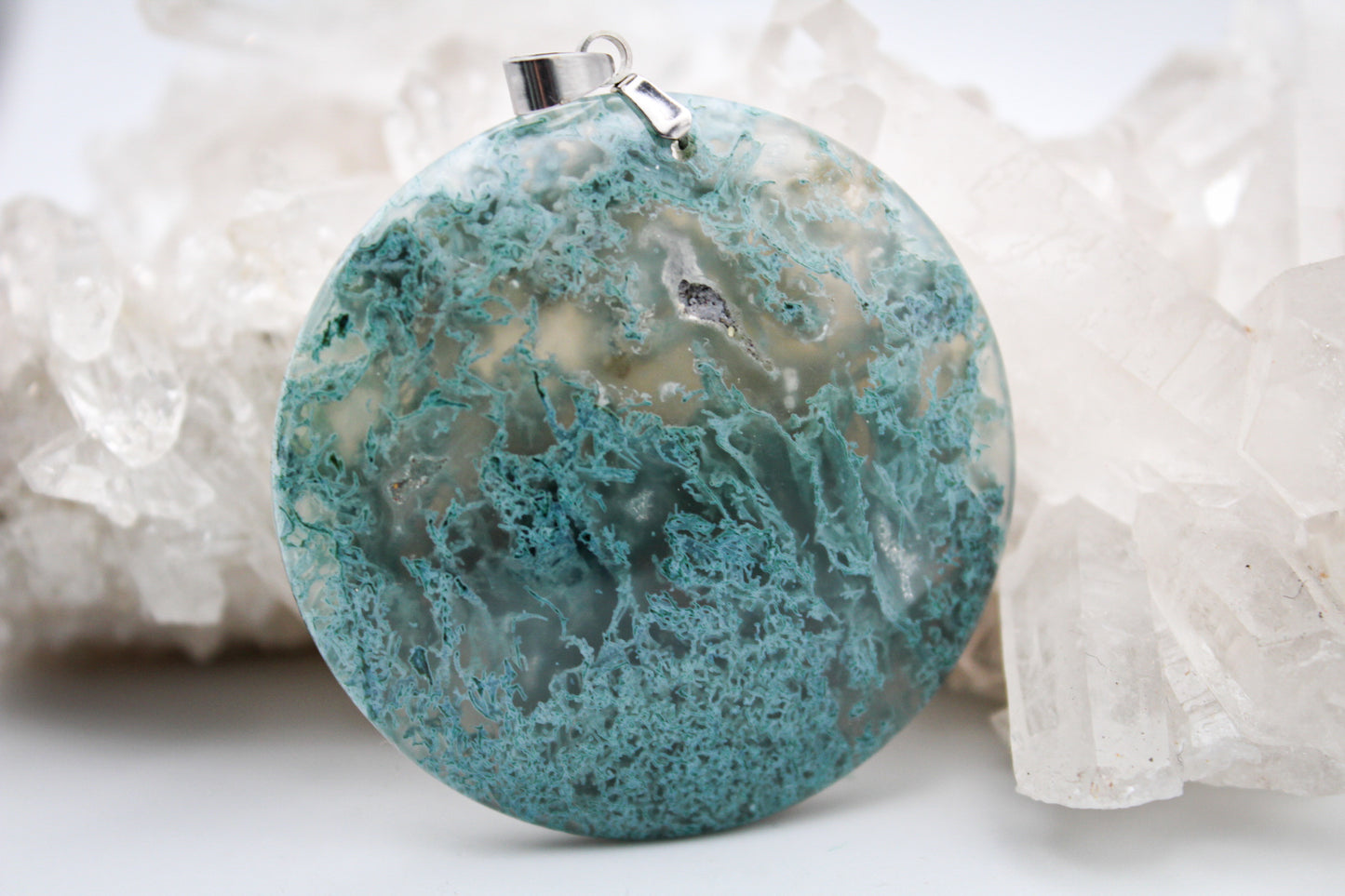Moss Agate Pendant