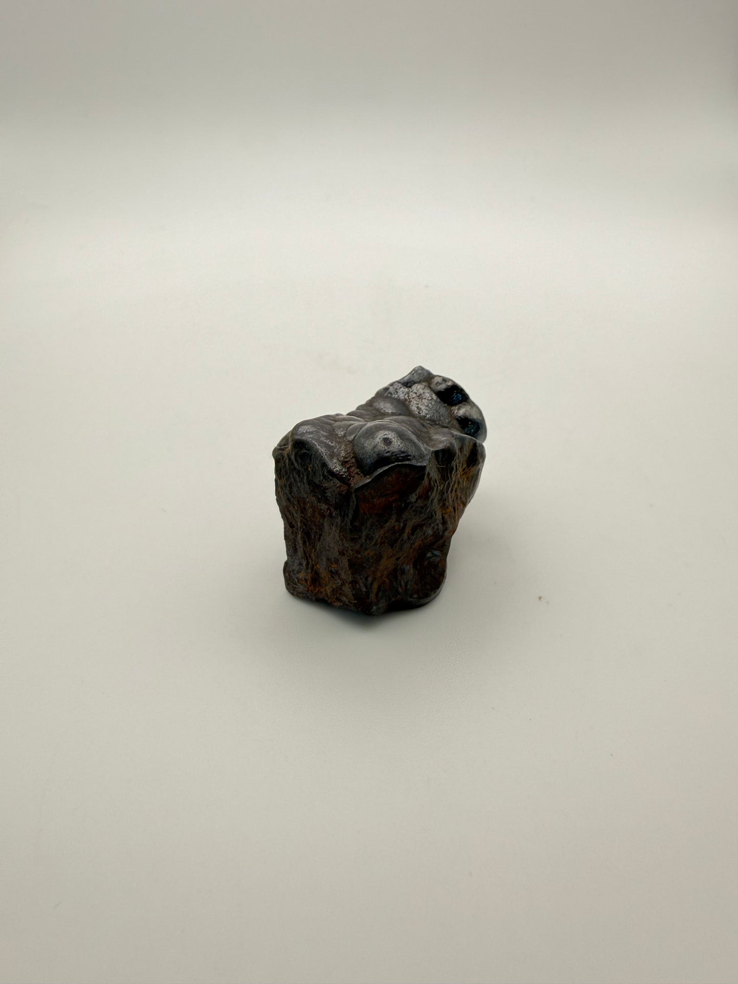 Small raw hematite specimen.