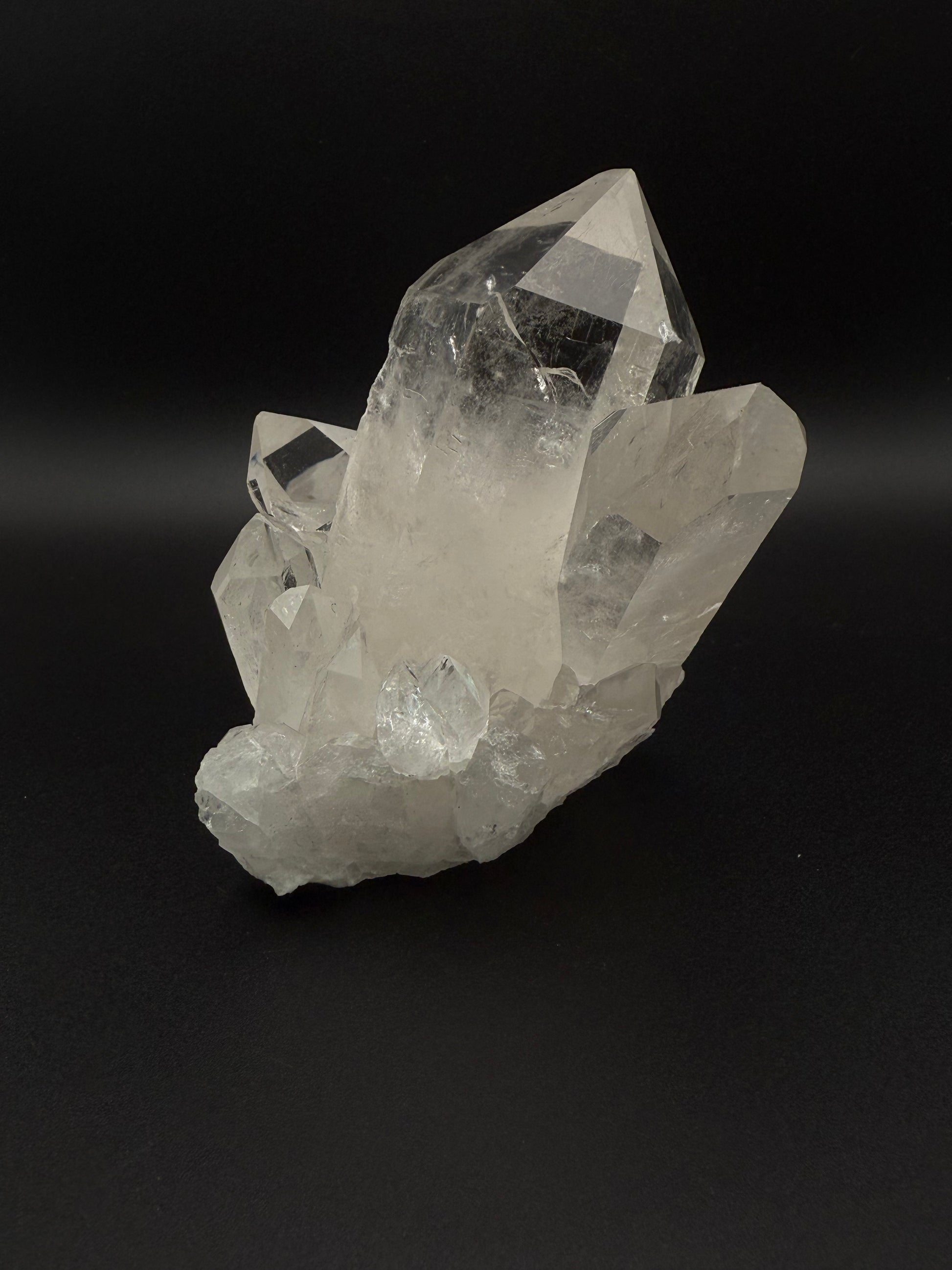 Clear Quartz crystal cluster specimen