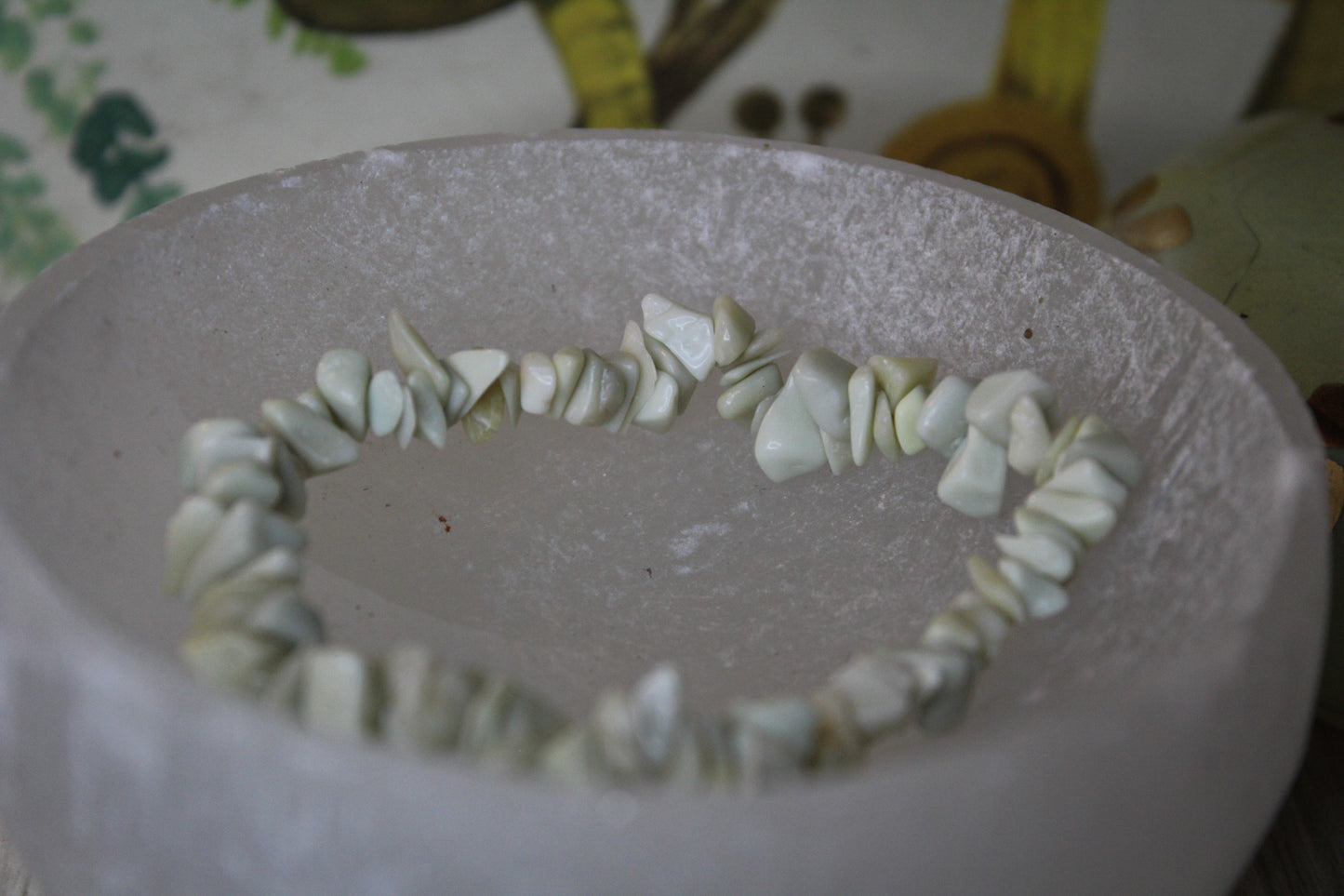 Magnesite Chip Bracelet