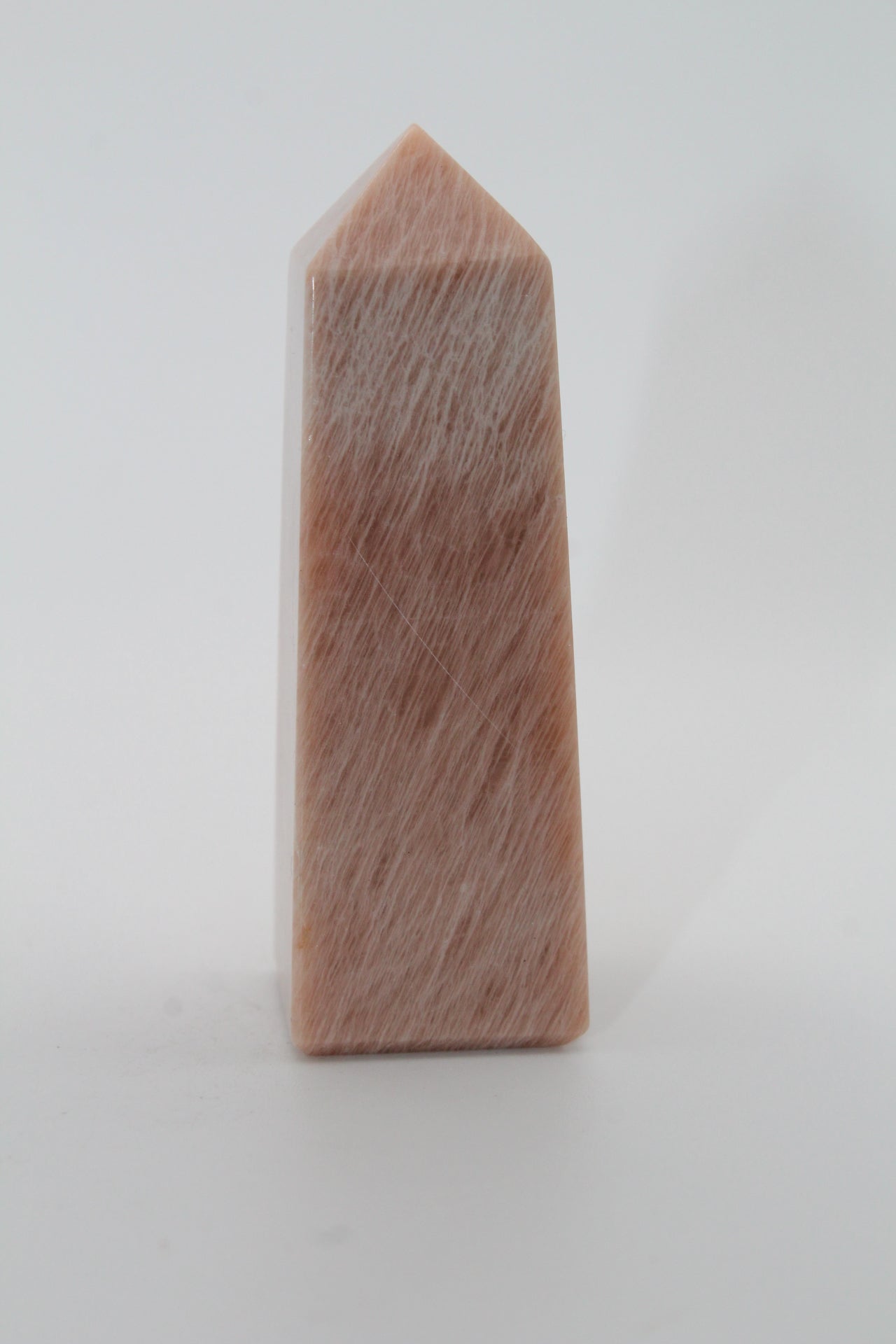 Peach Moonstone Tower -4 sided