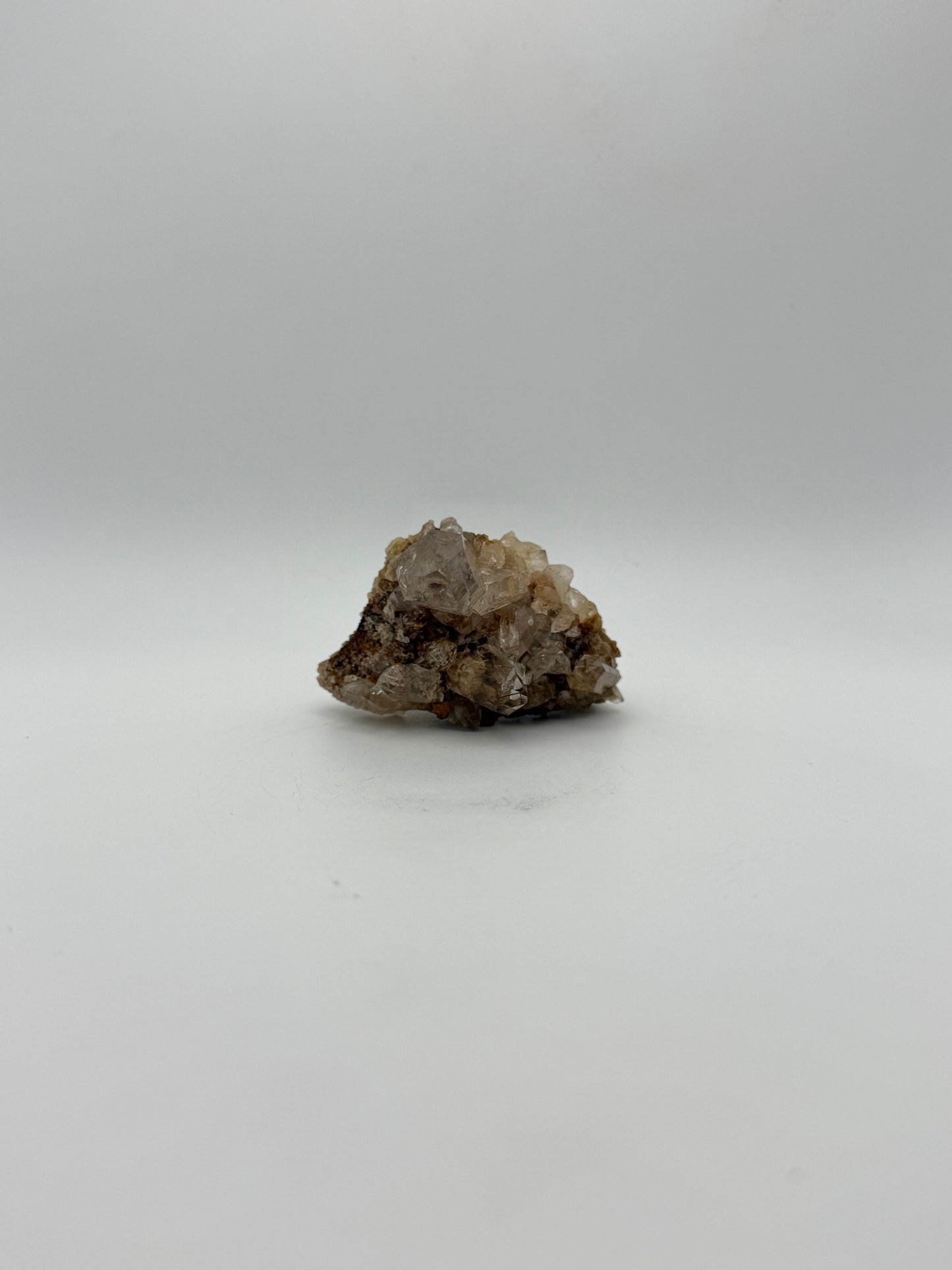 Smoky quartz cluster with good clarity.