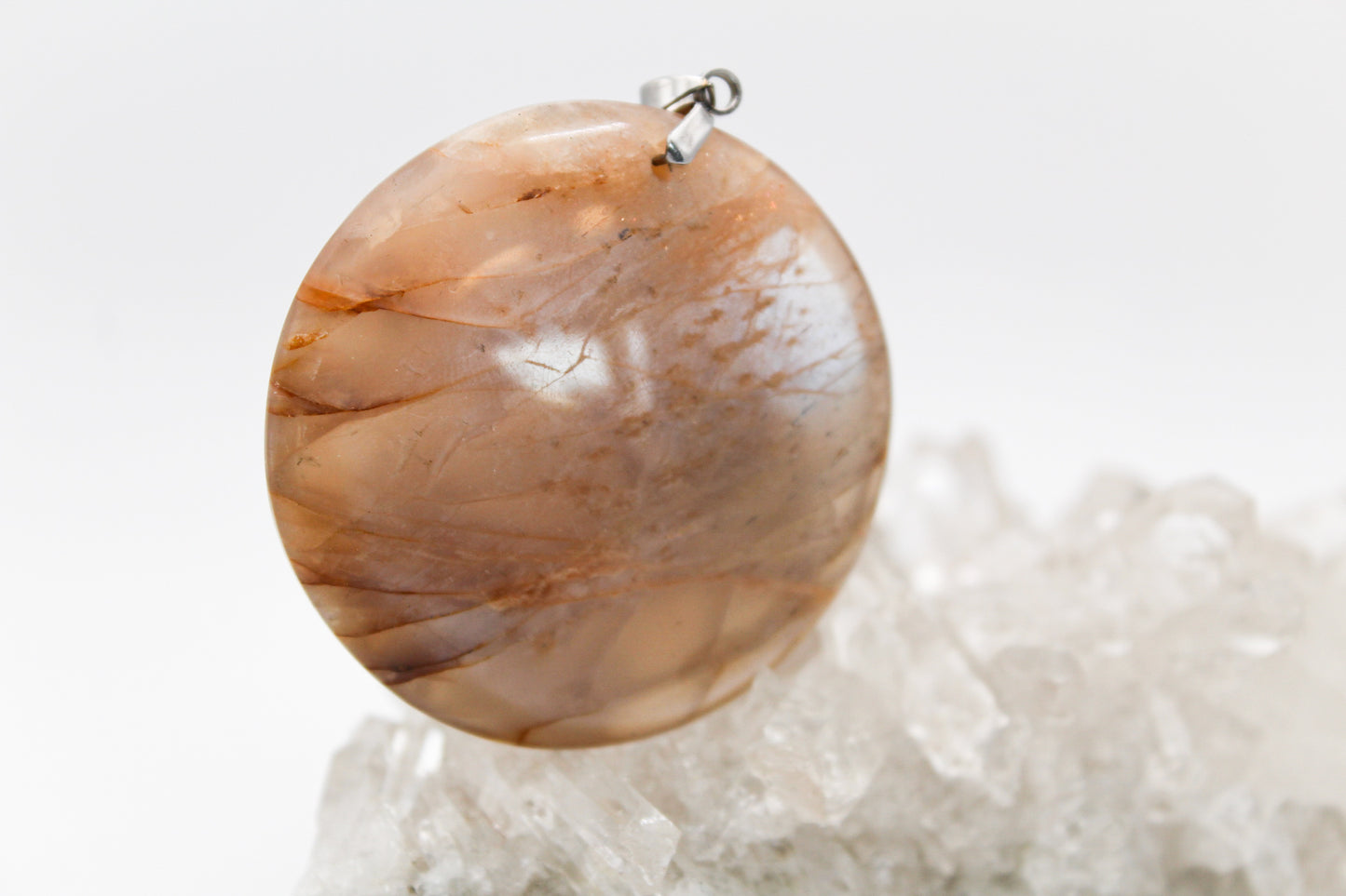 Peach Moonstone Pendant