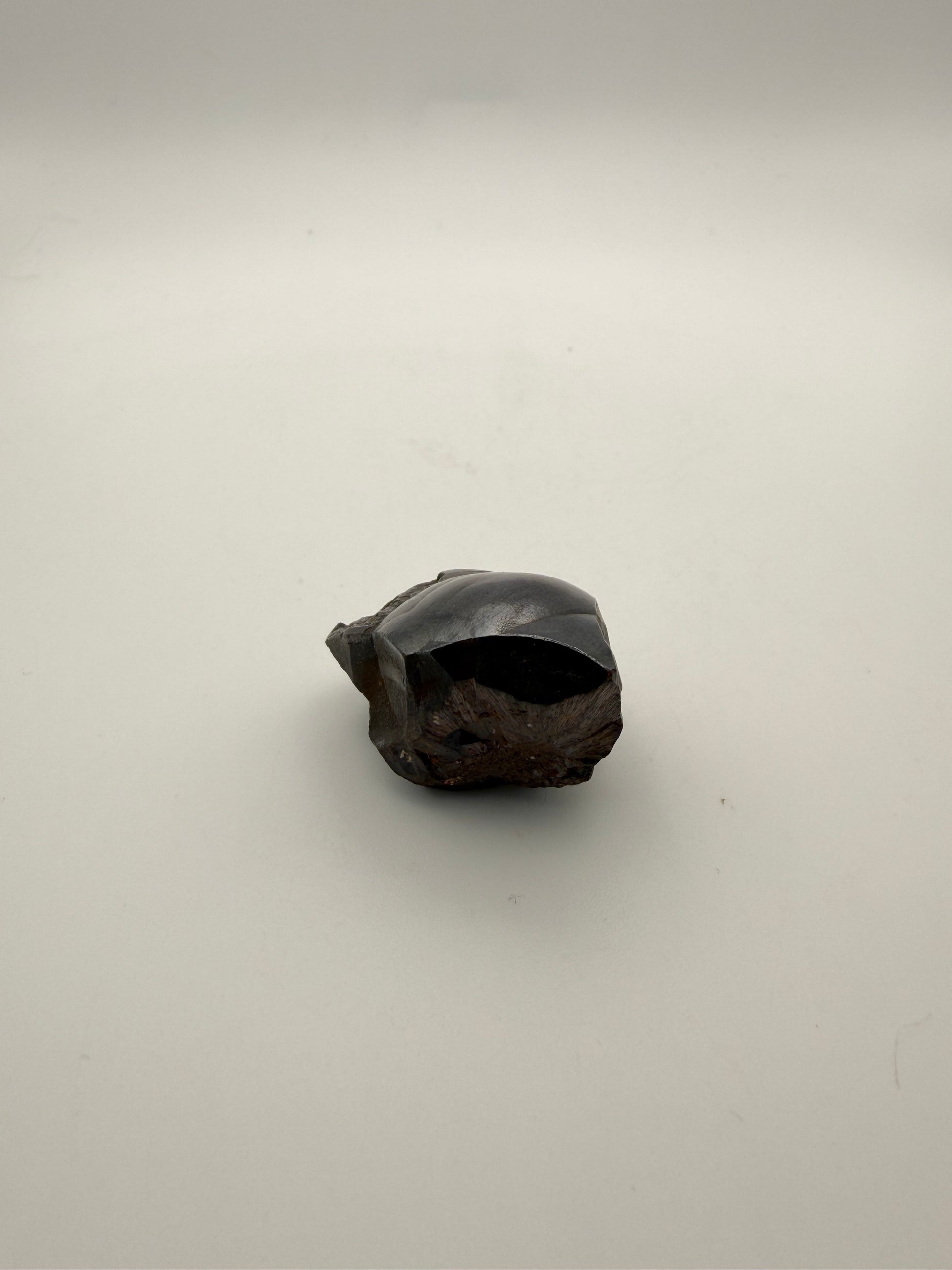Small raw hematite specimen.