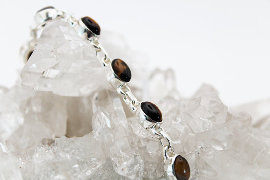Tiger Eye Bracelet 925