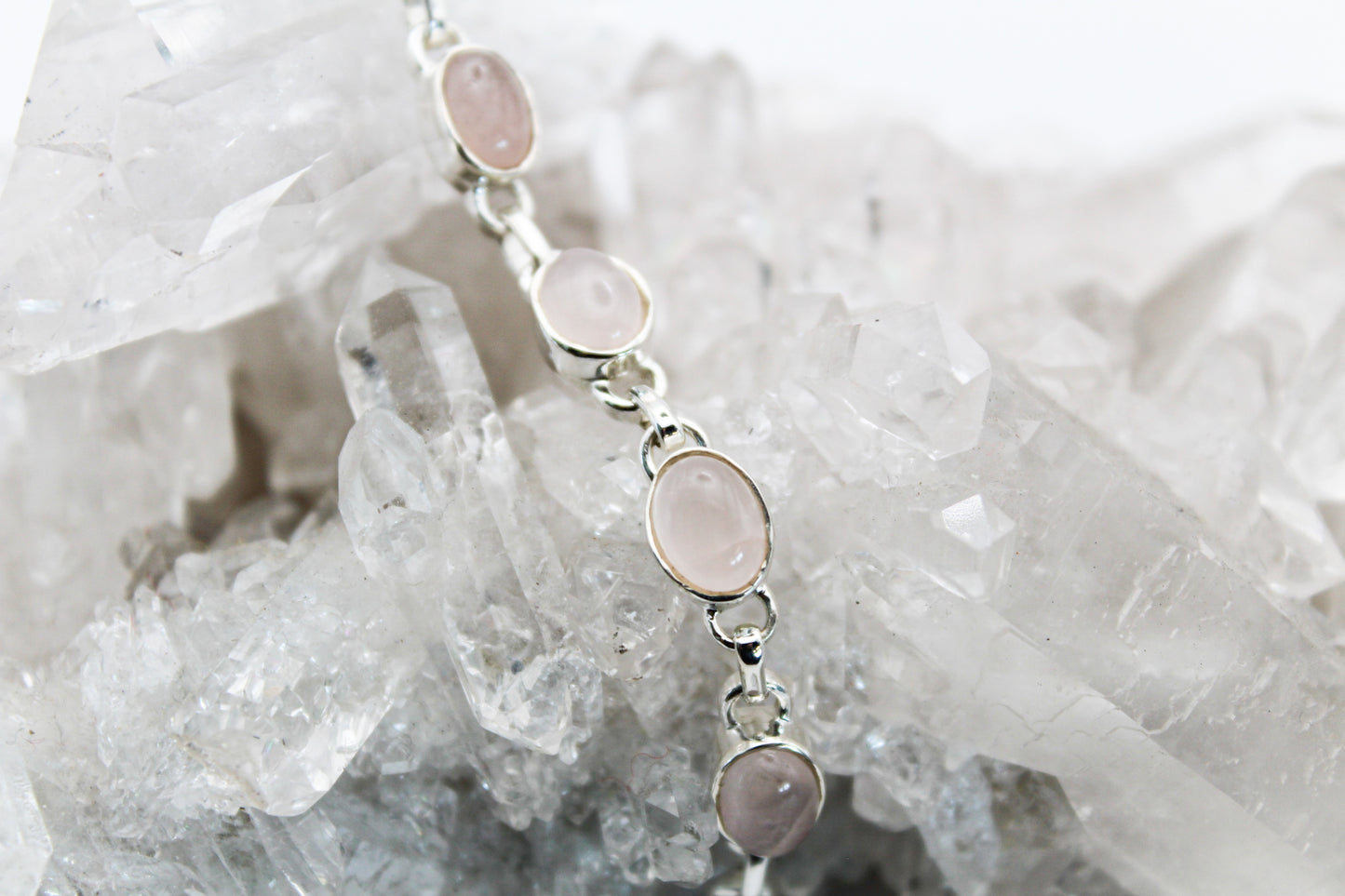 Rose Quartz Bracelet 925