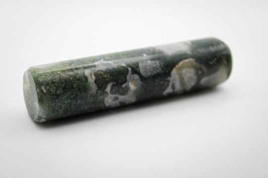 Moss Agate Harmonizing Rod