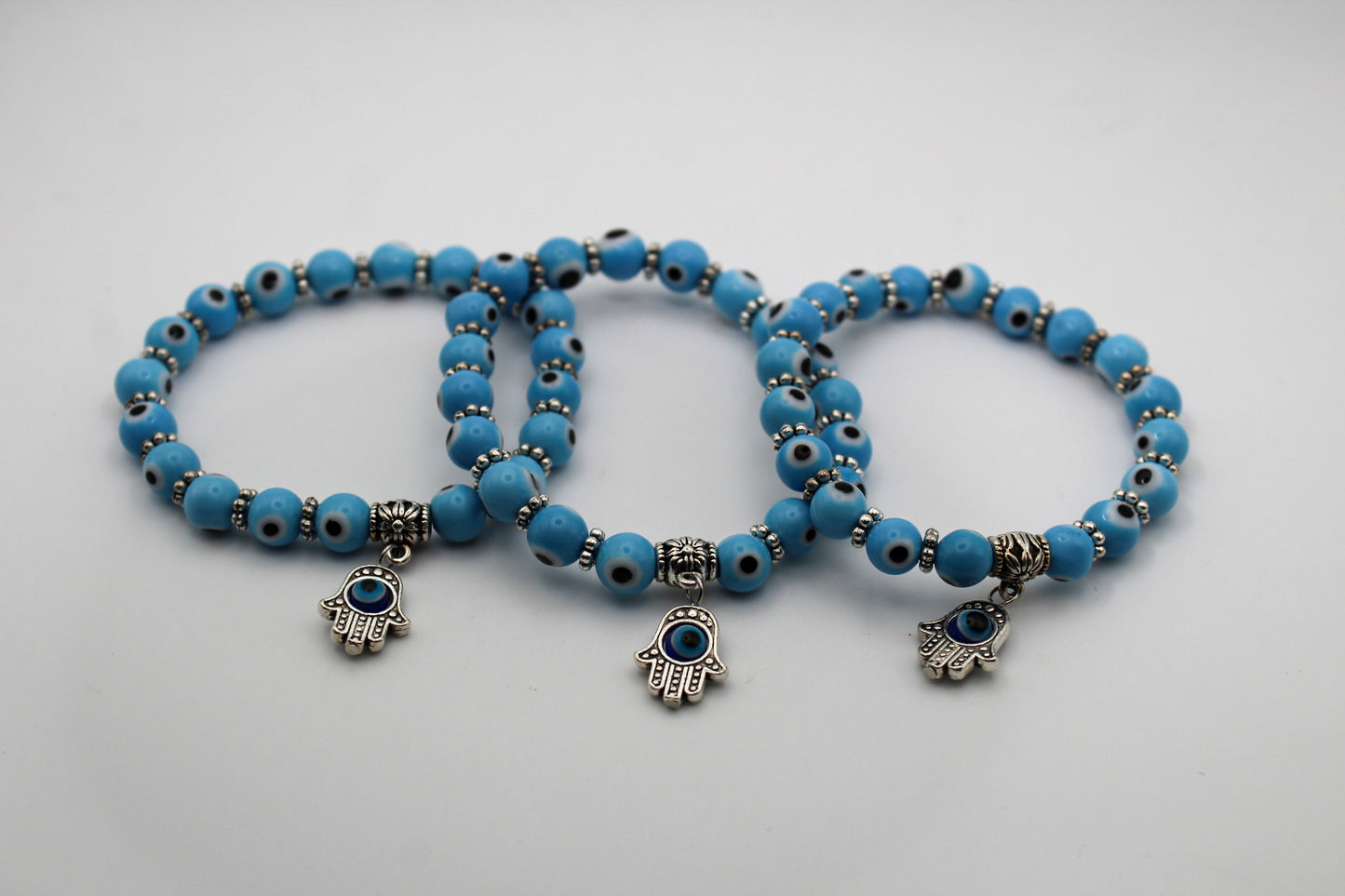 Sky Blue Evil Eye Bracelet