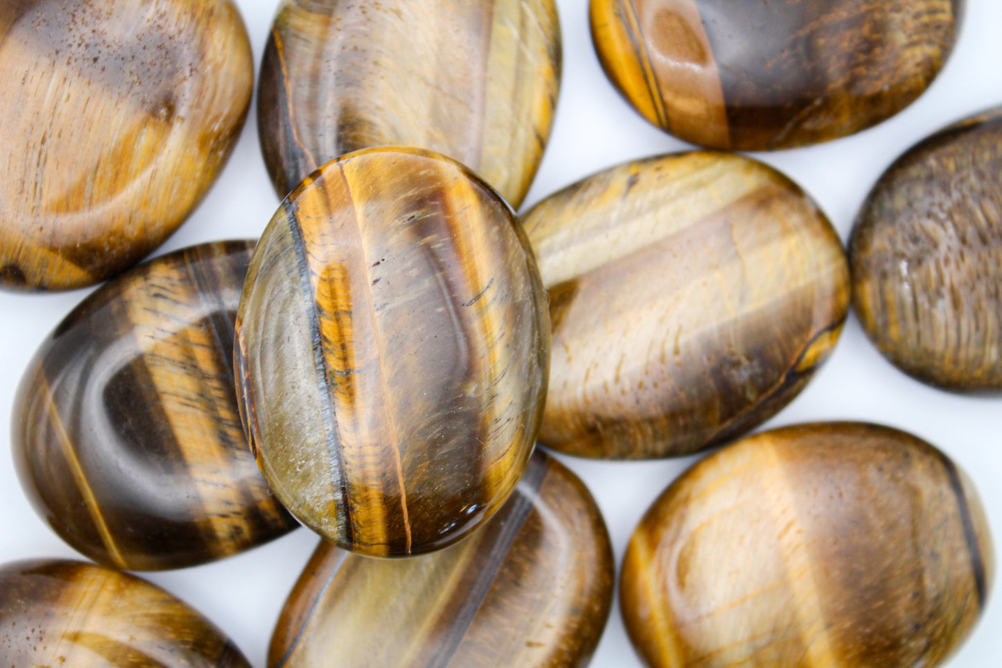 Yellow Tiger Eye Pillow