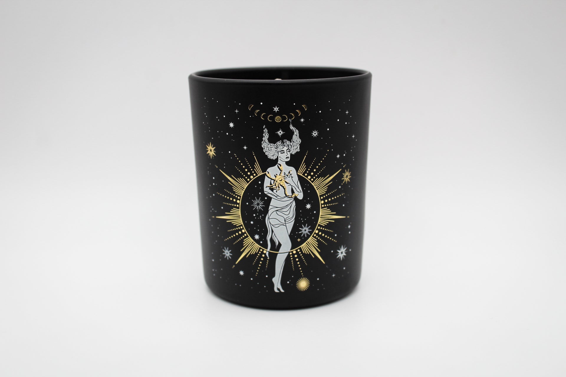 Scorpio zodiac candle.