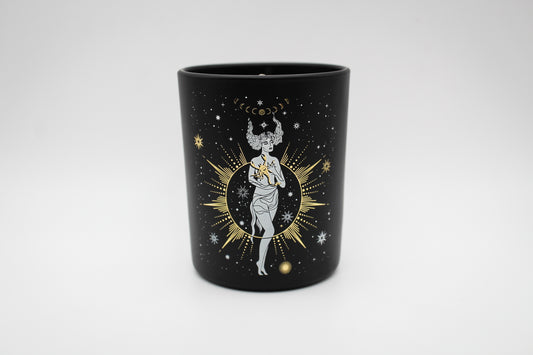 Scorpio zodiac candle.