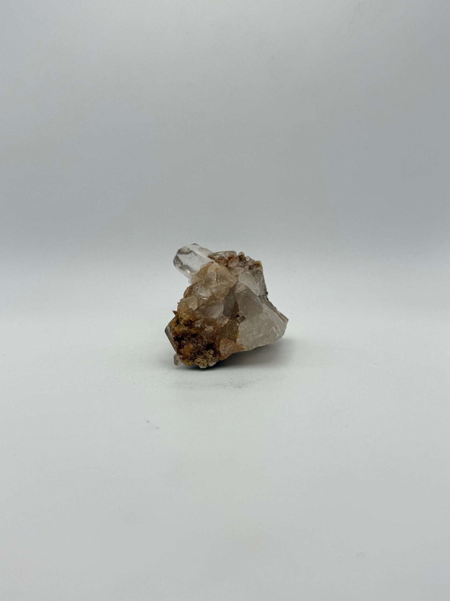 Smoky quartz cluster with good clarity.