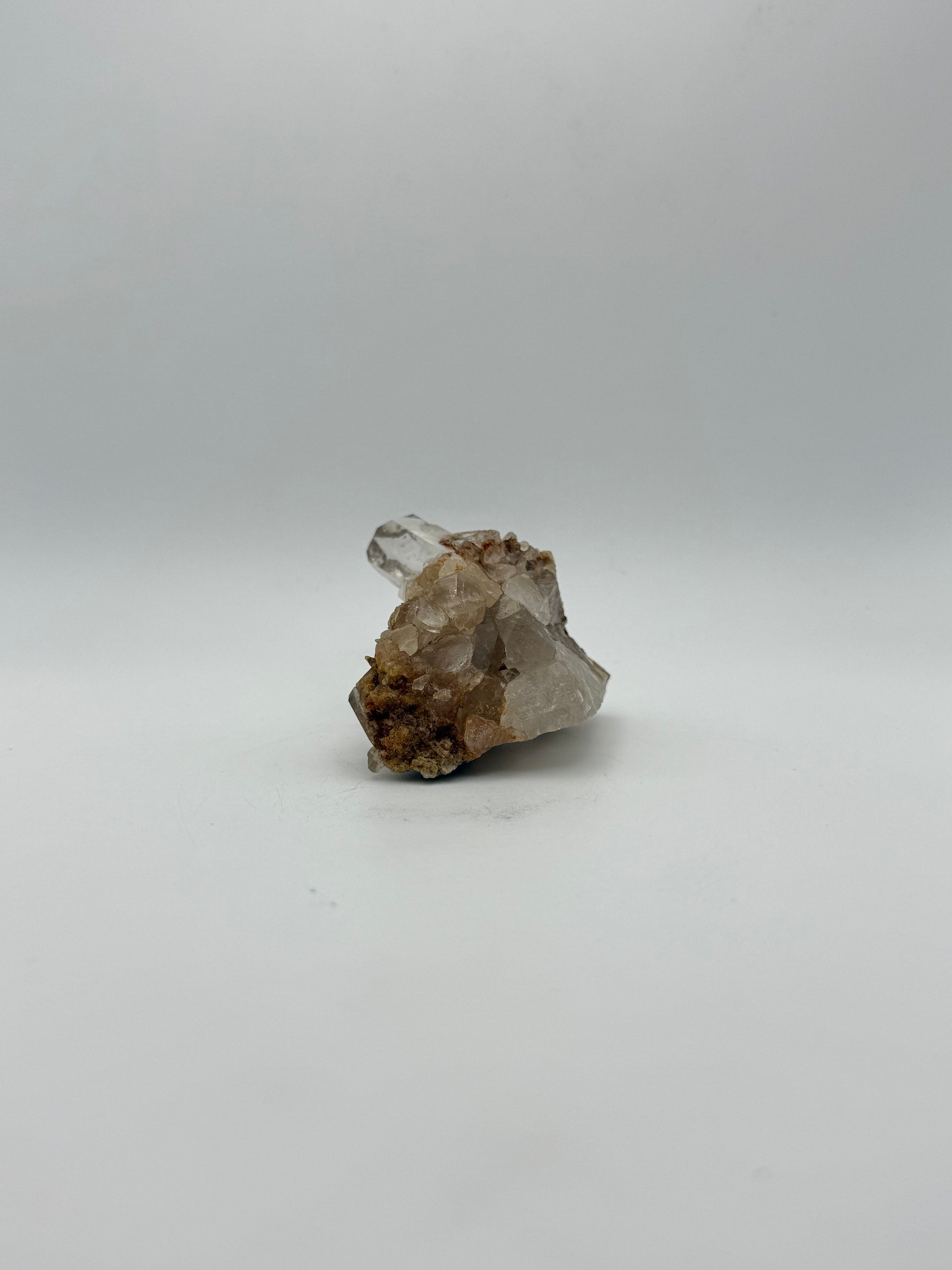 Smoky quartz cluster with good clarity.