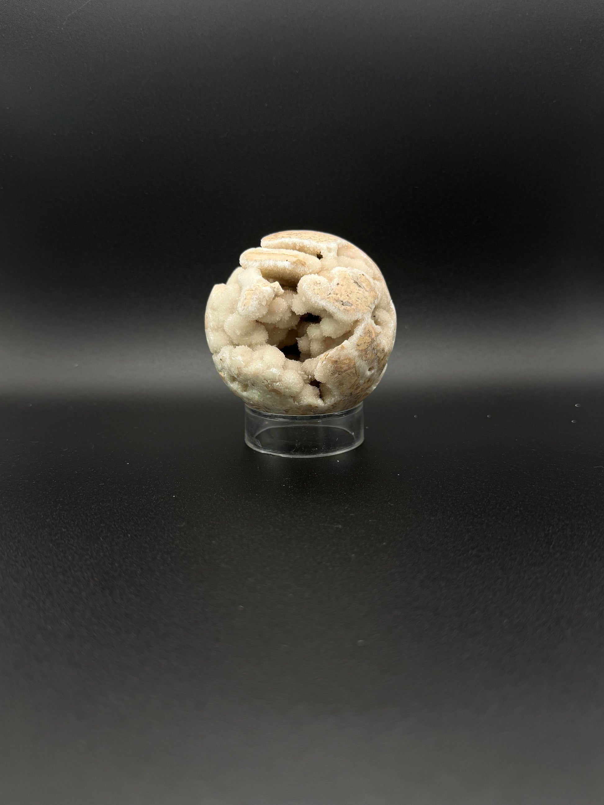 Sphere shaped Calcite crystal. 