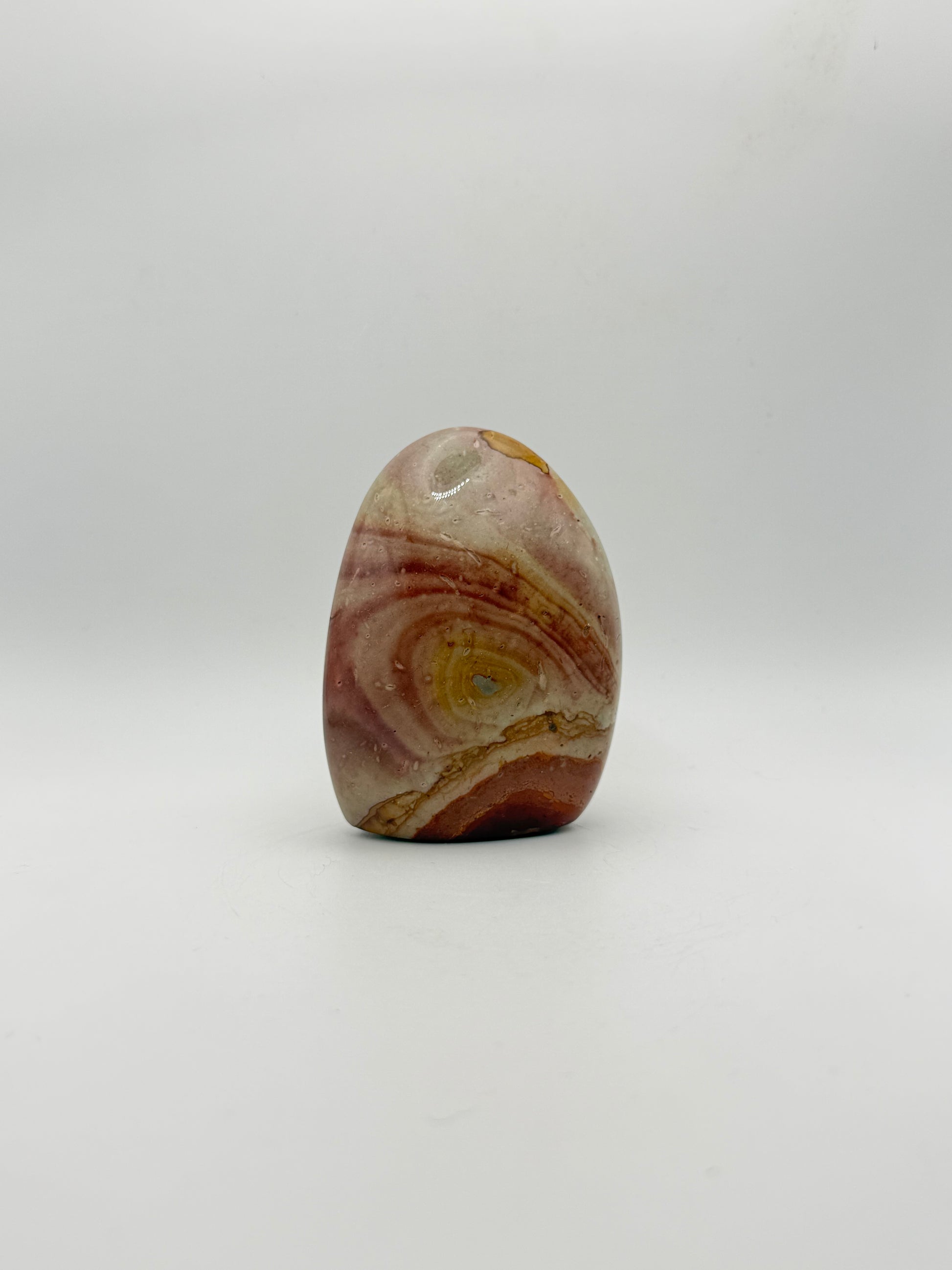 A polished polychrome jasper free from.