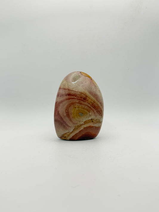A polished polychrome jasper free from.