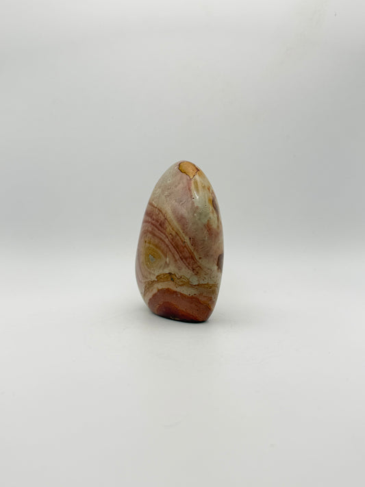 A polished polychrome jasper free from.