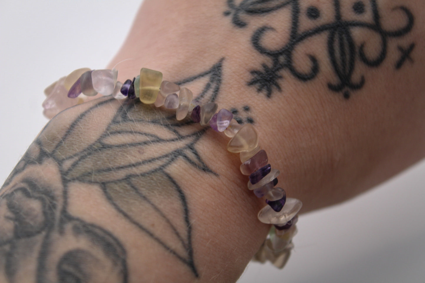 Fluorite Chip Bracelet