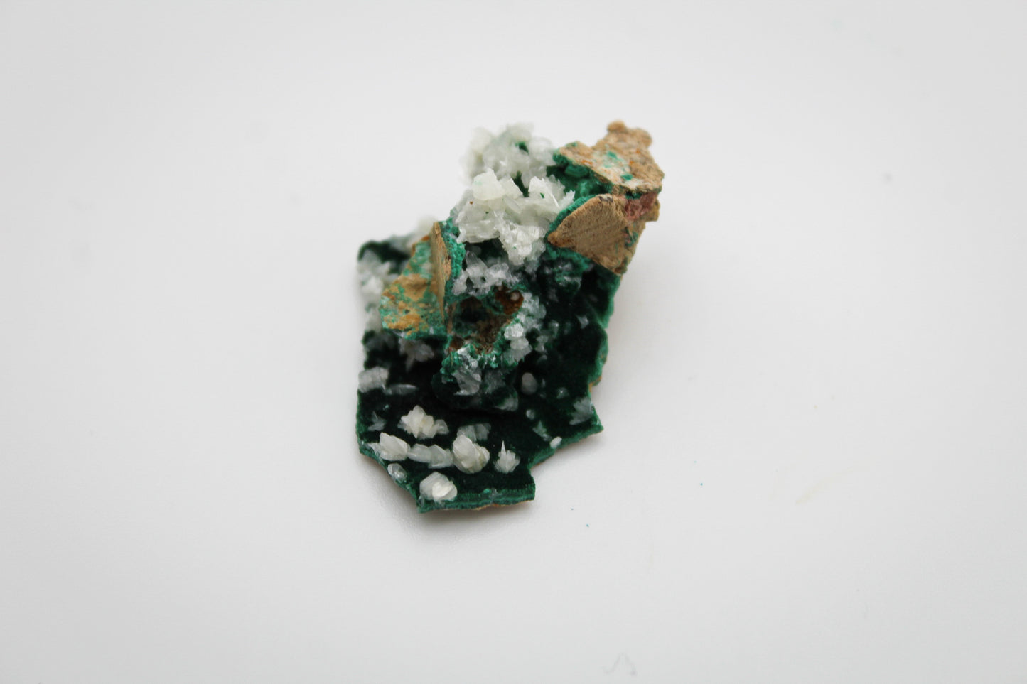 Raw velvet malachite specimen