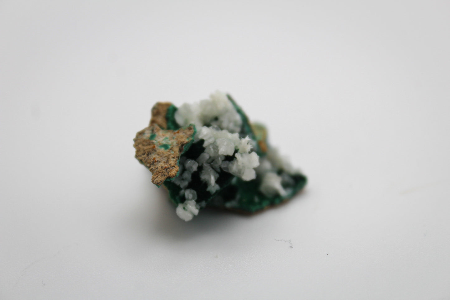 Raw velvet malachite specimen