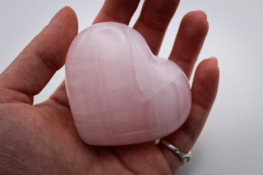 Pink Calcite Heart 3