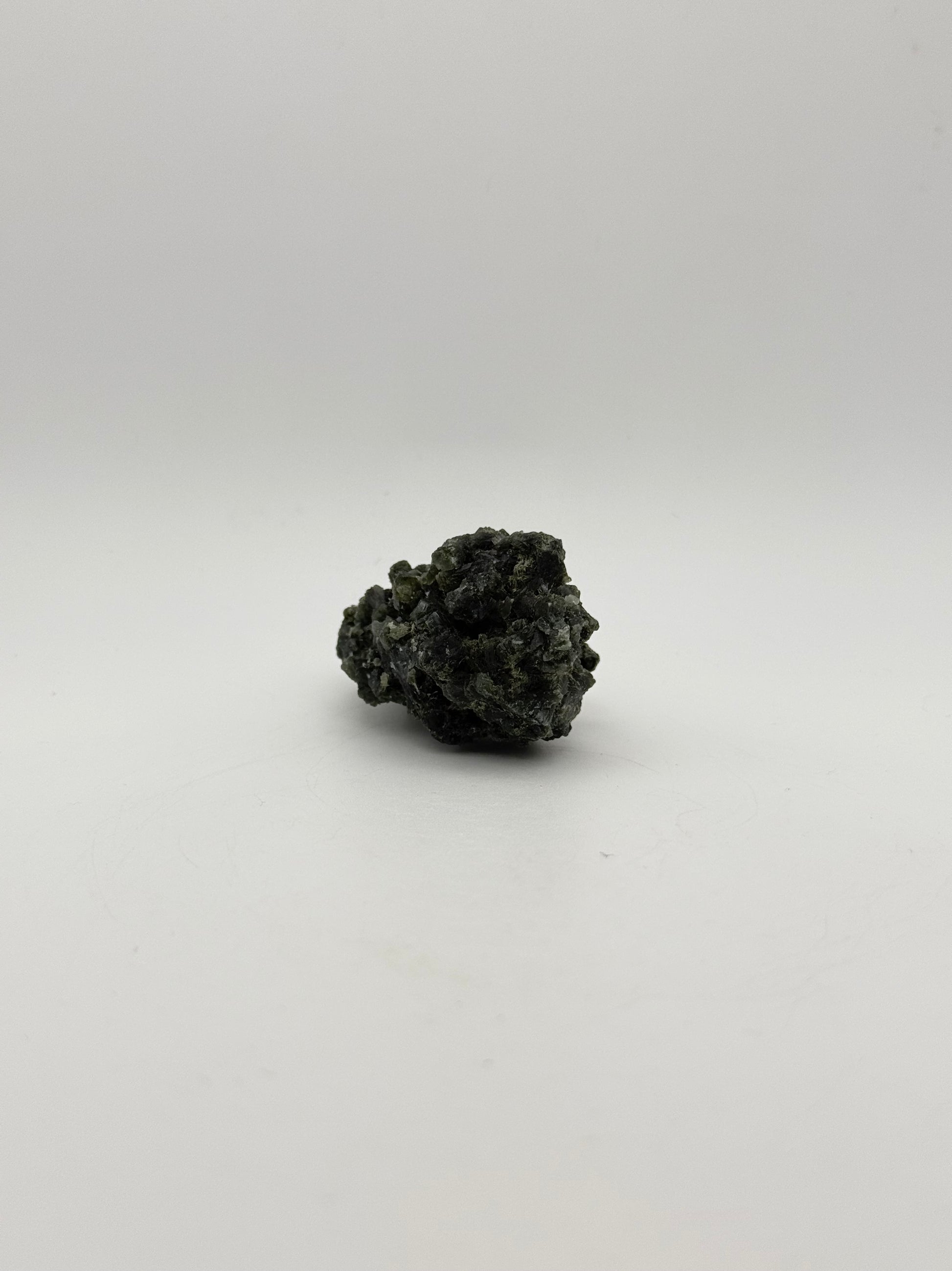 Raw prehnite specimen with amazing green color.