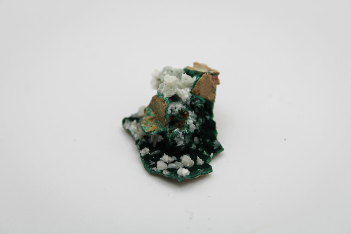 Raw velvet malachite specimen