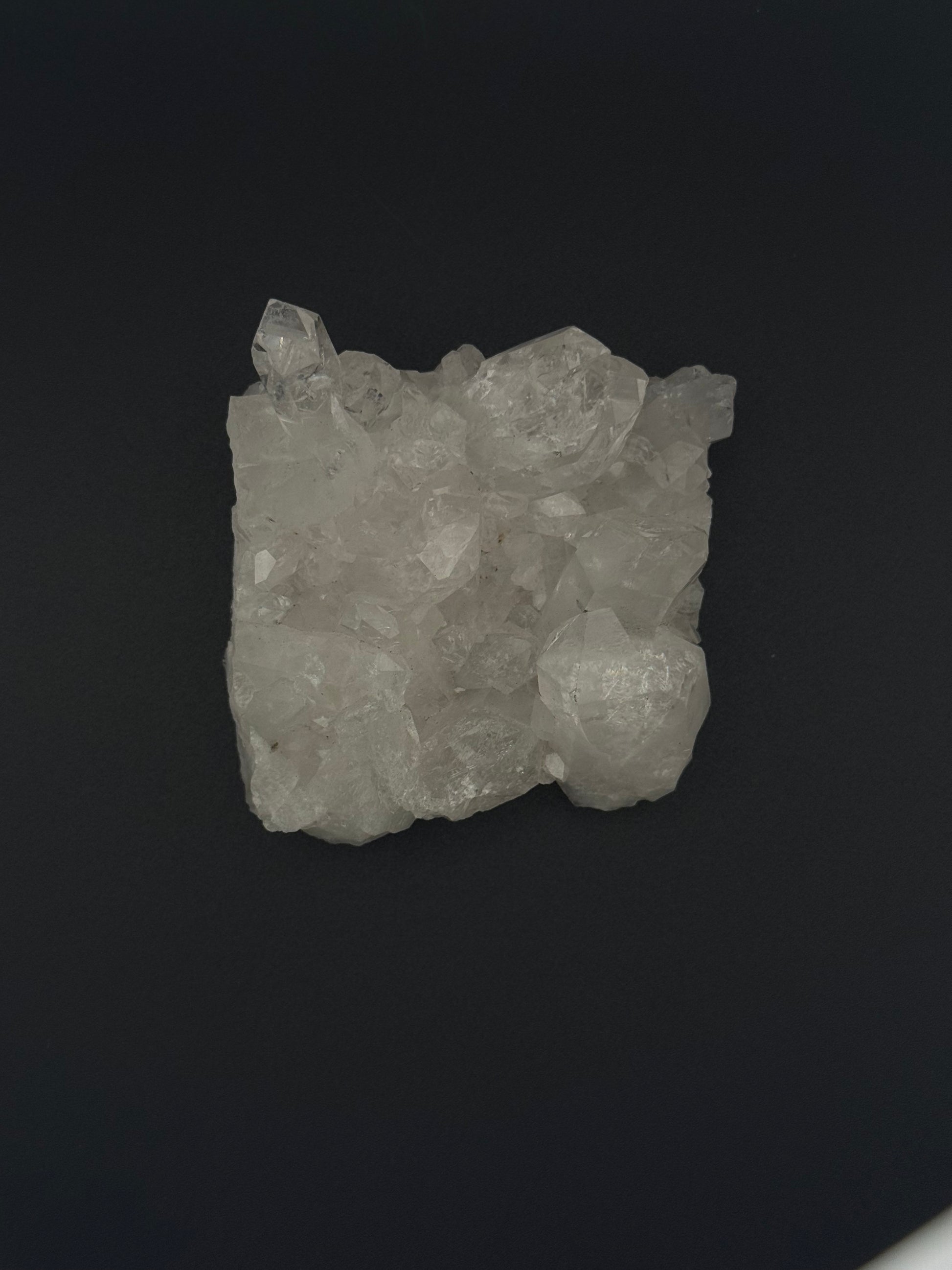 Clear Quartz crystal cluster specimen.