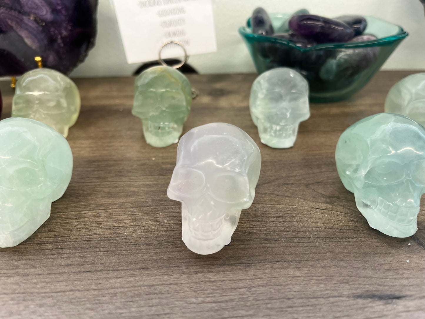 Fluorite Skull