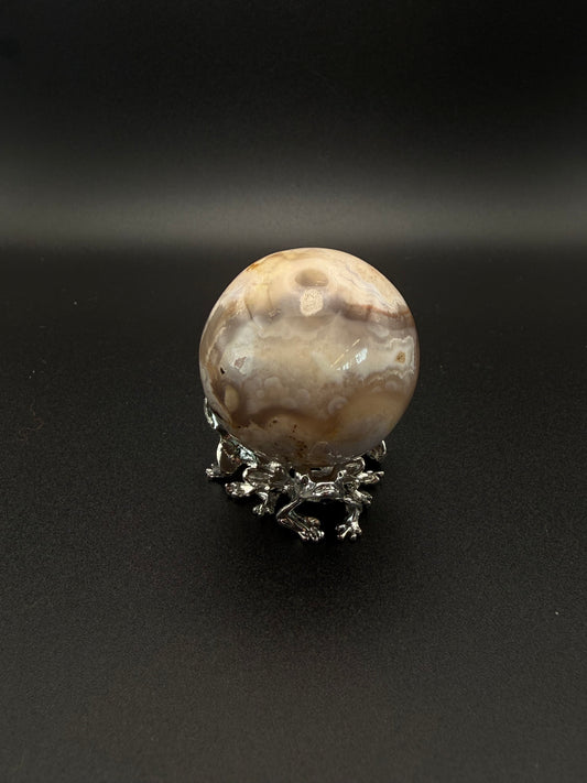Flower Agate Sphere 8