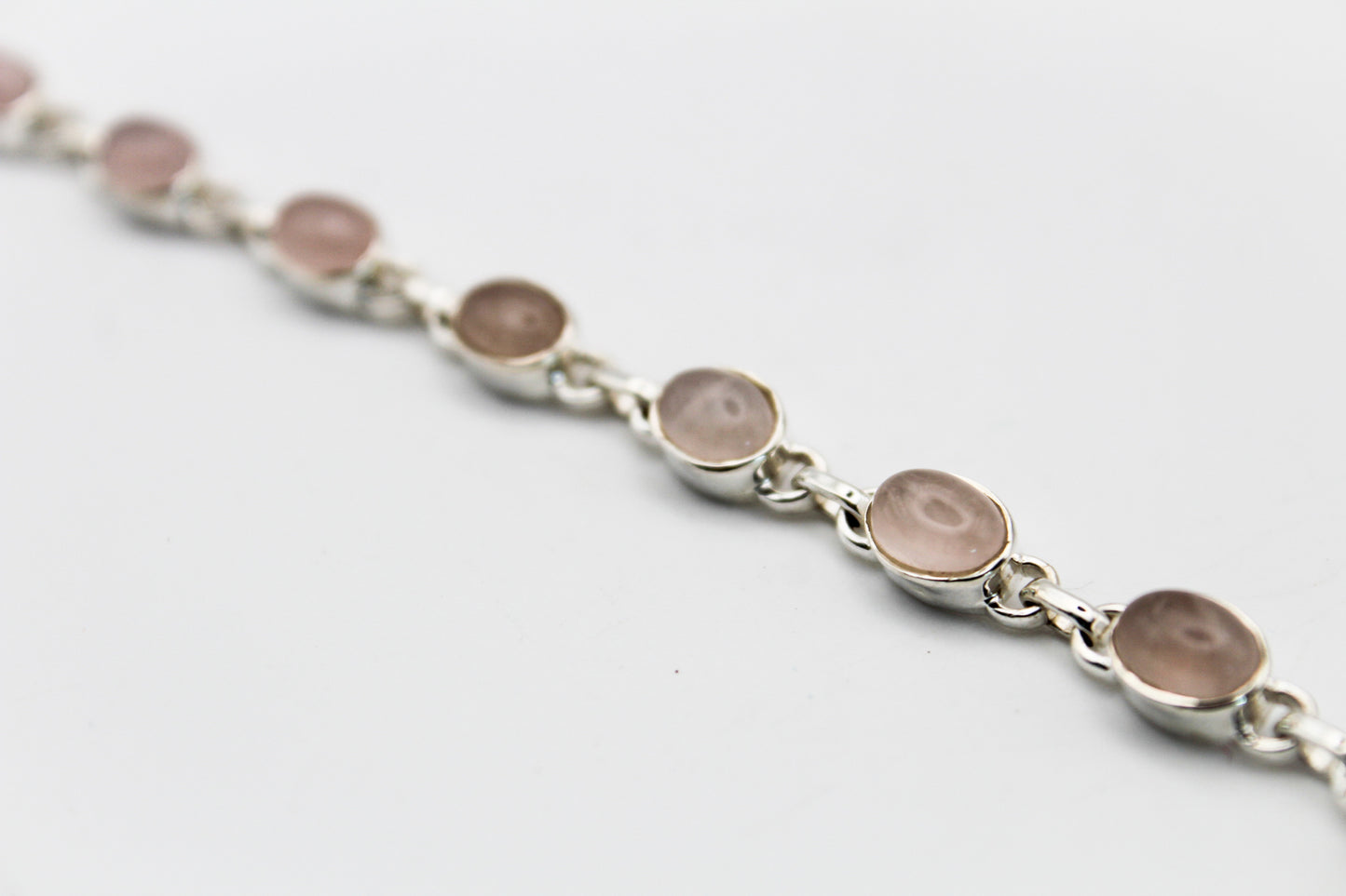 Rose Quartz Bracelet 925