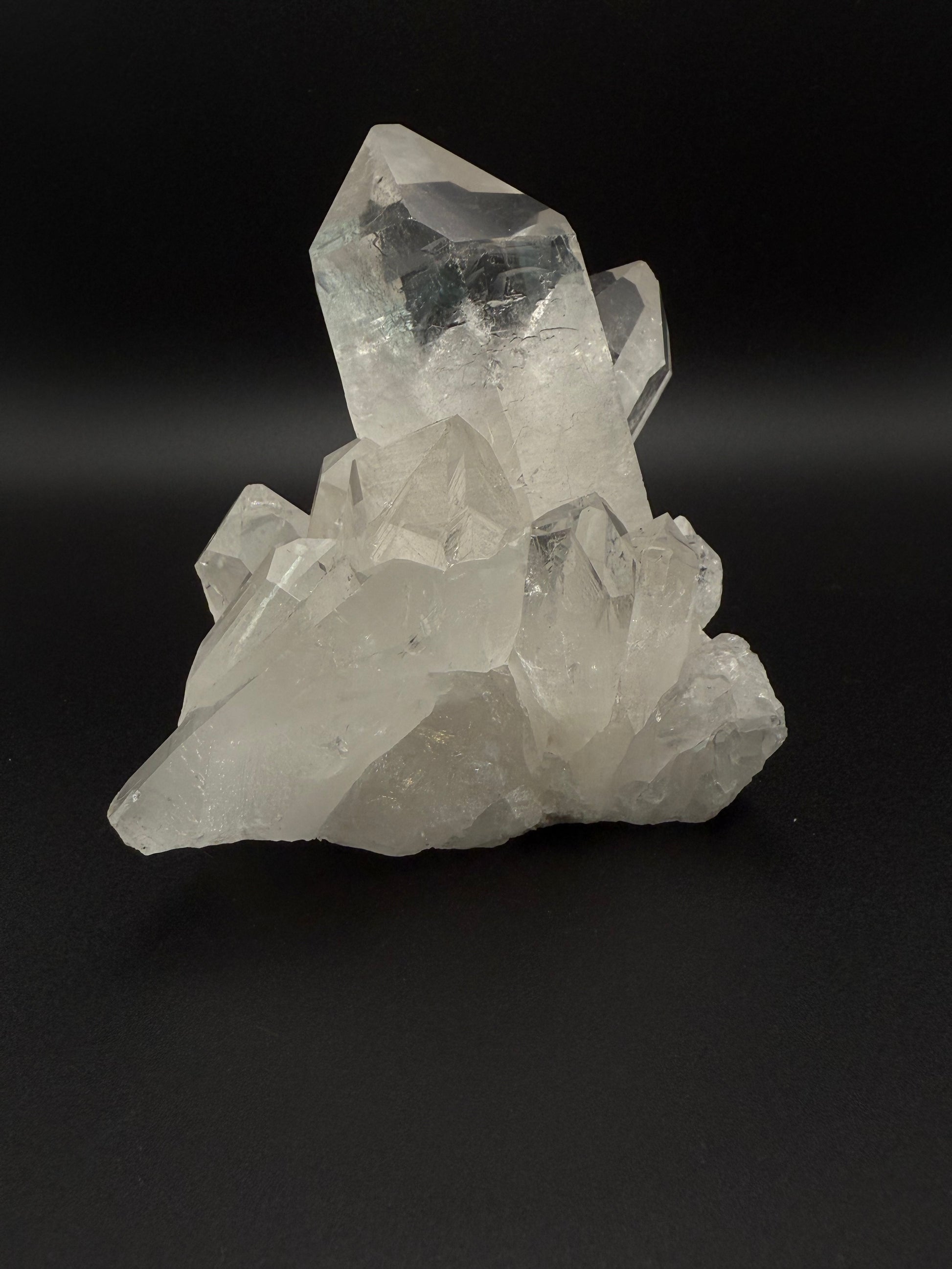 Clear Quartz crystal cluster specimen