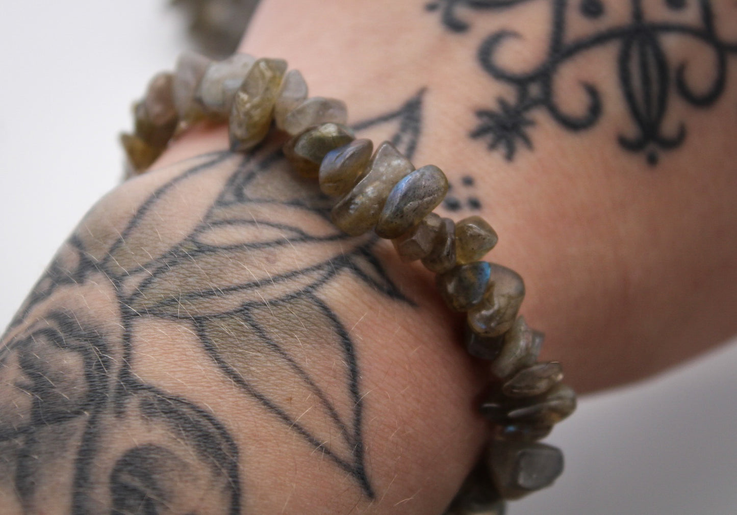 Labradorite Chip Bracelet