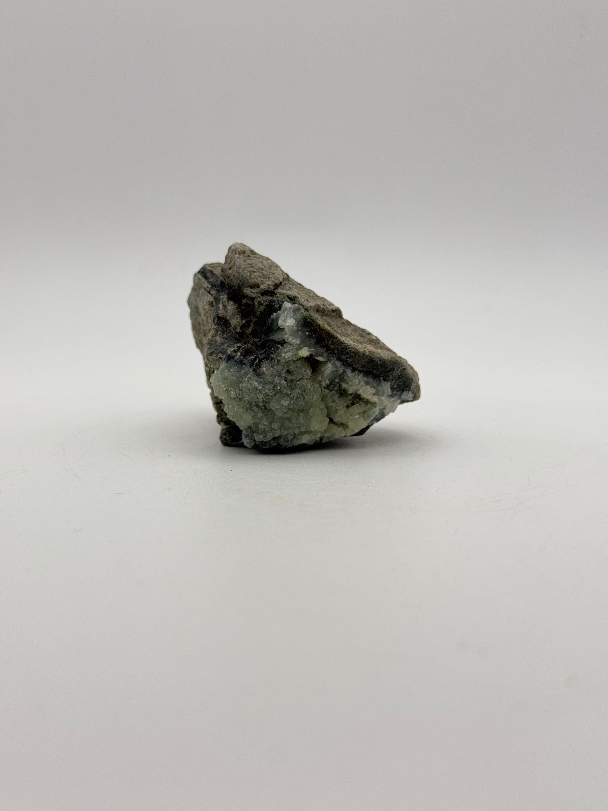 Raw prehnite specimen.