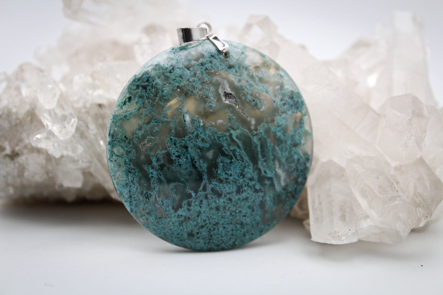 Moss Agate Pendant