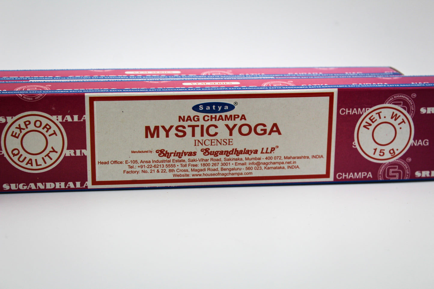 Mystic Yoga Incense Package