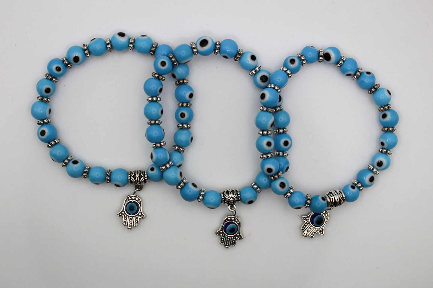 Sky Blue Evil Eye Bracelet