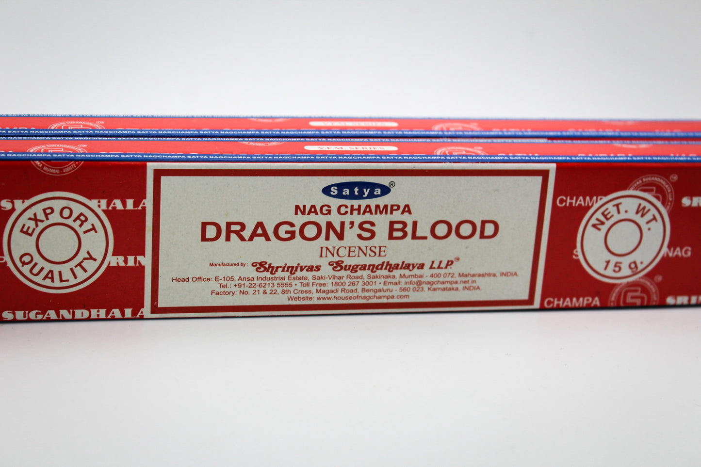 Dragons Blood Incense Package