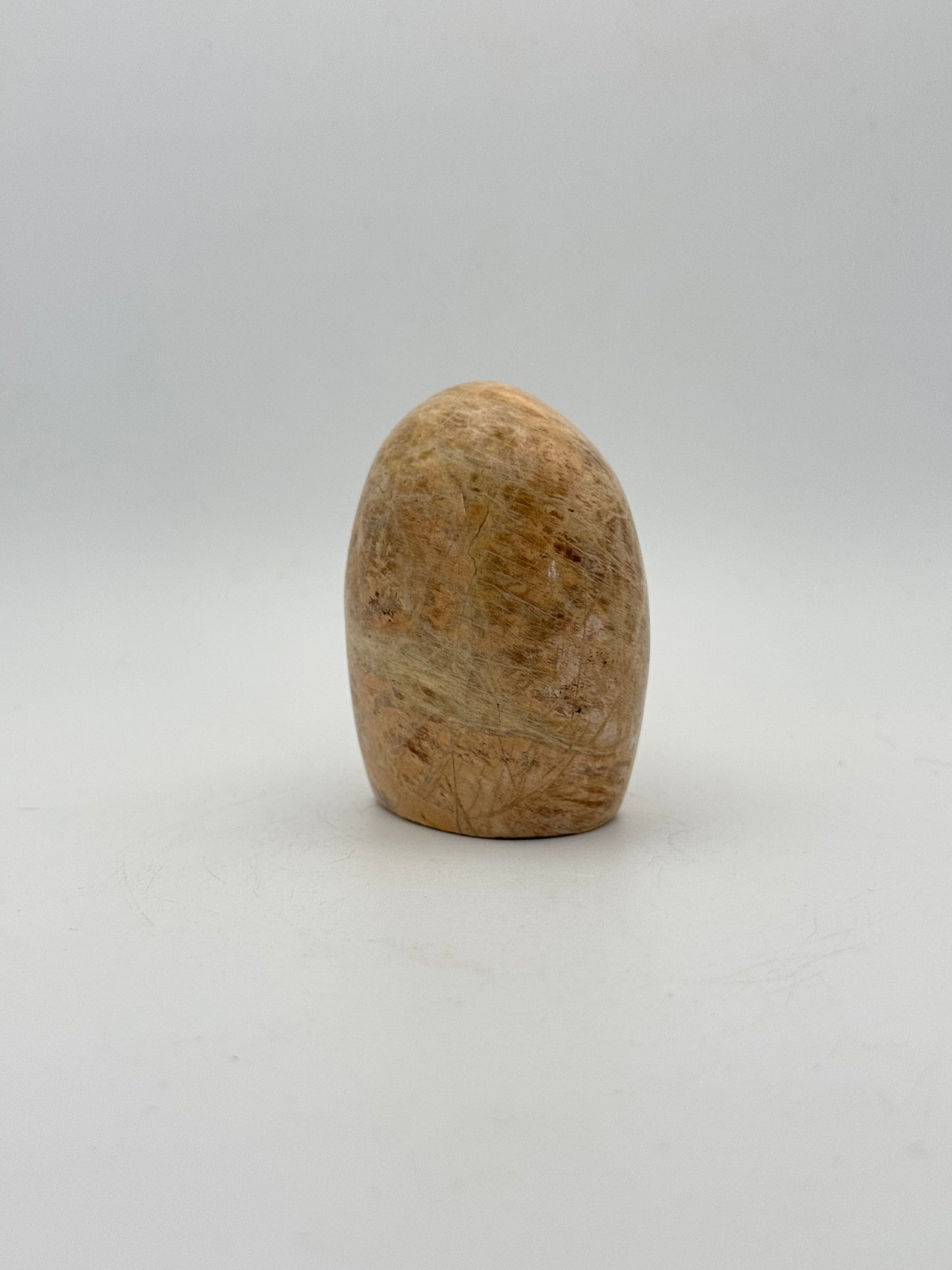 Polished yellow moonstone free form.