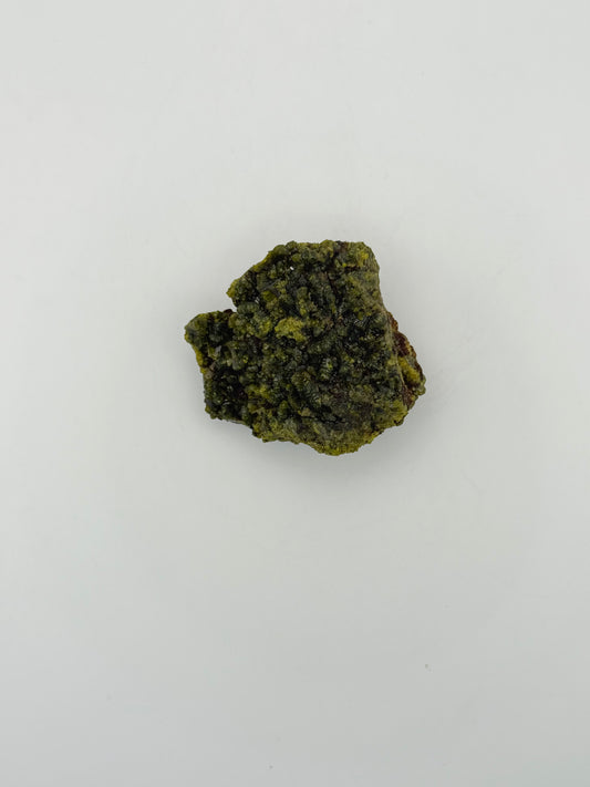 Epidote crystal cluster with good green color.