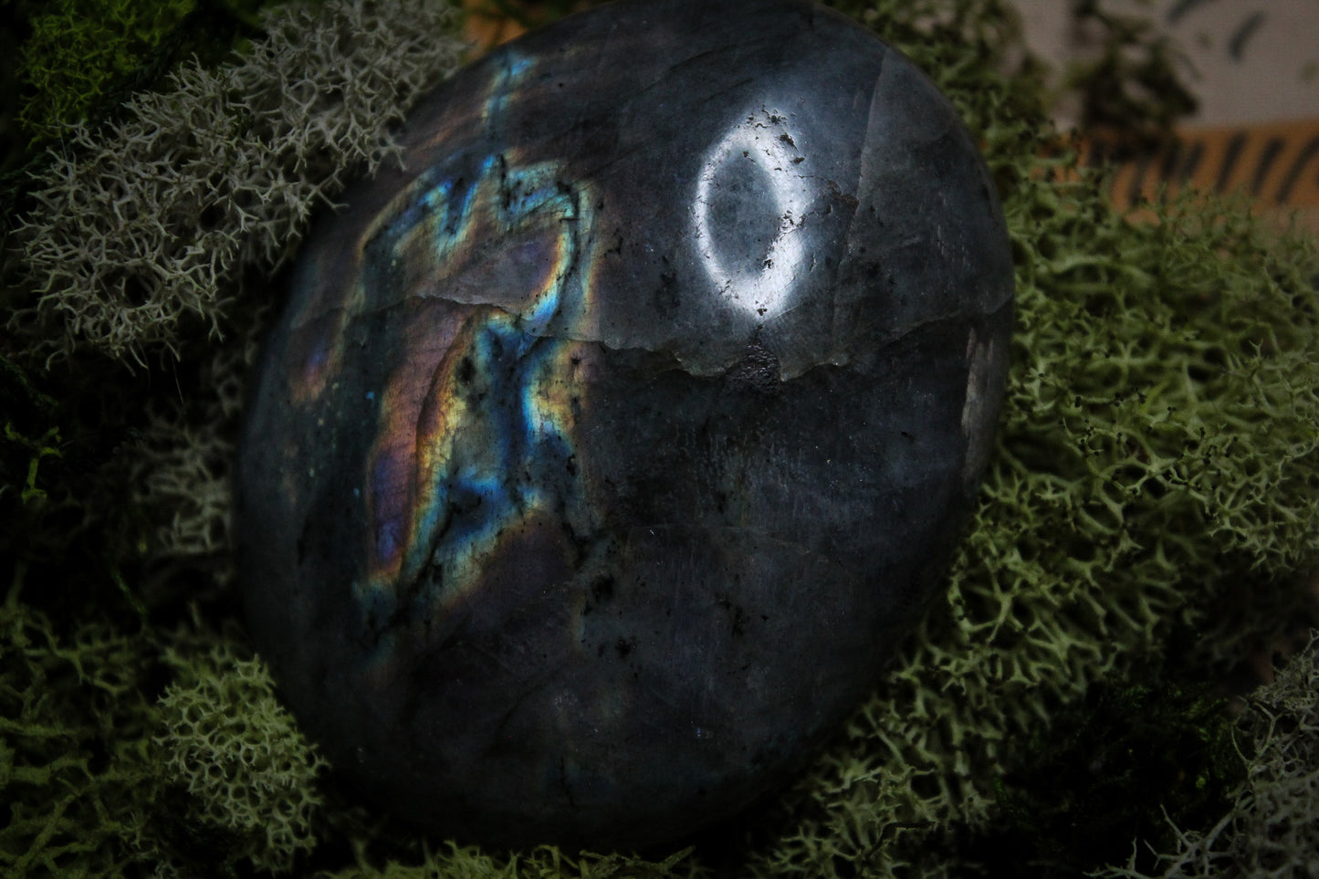 Labradorite Palm Stone #15