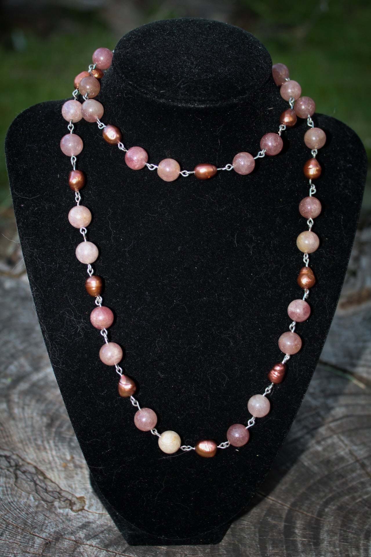 Strawberry Pearl Necklace